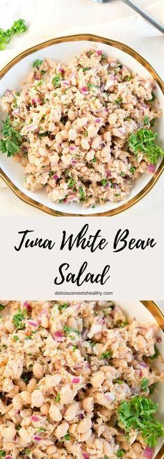 Tuna White Bean Salad -   18 healthy recipes Tuna white beans ideas