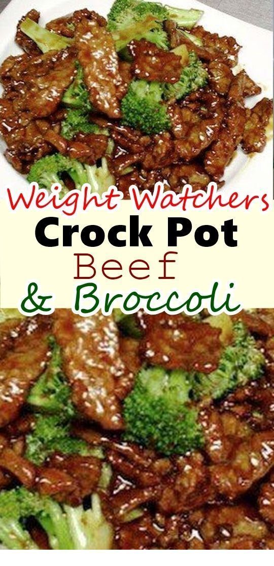 Weight Watchers beef and broccoli -   20 healthy recipes Clean crock pot ideas