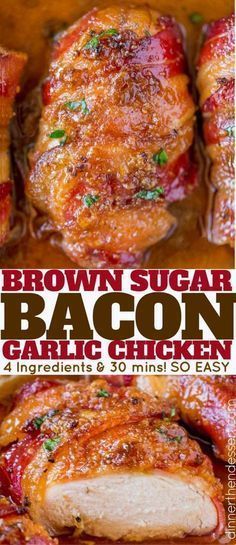 BACON BROWN SUGAR GARLIC CHICKEN -   21 healthy recipes Broccoli brown sugar ideas