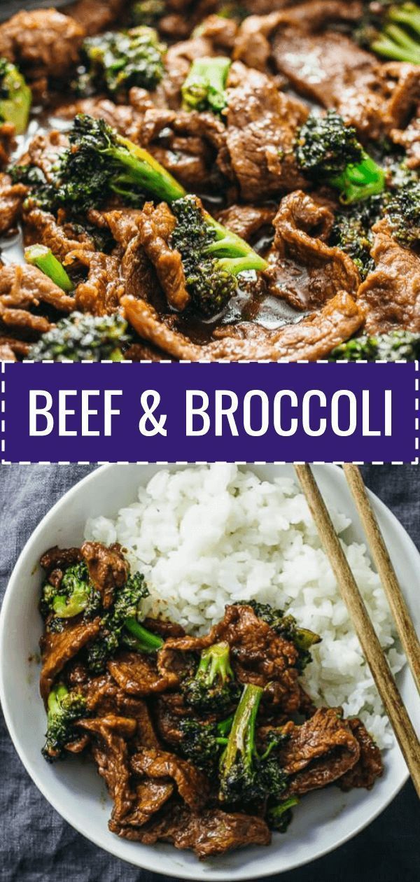 Crazy Good Beef And Broccoli - Savory Tooth -   21 healthy recipes Broccoli brown sugar ideas