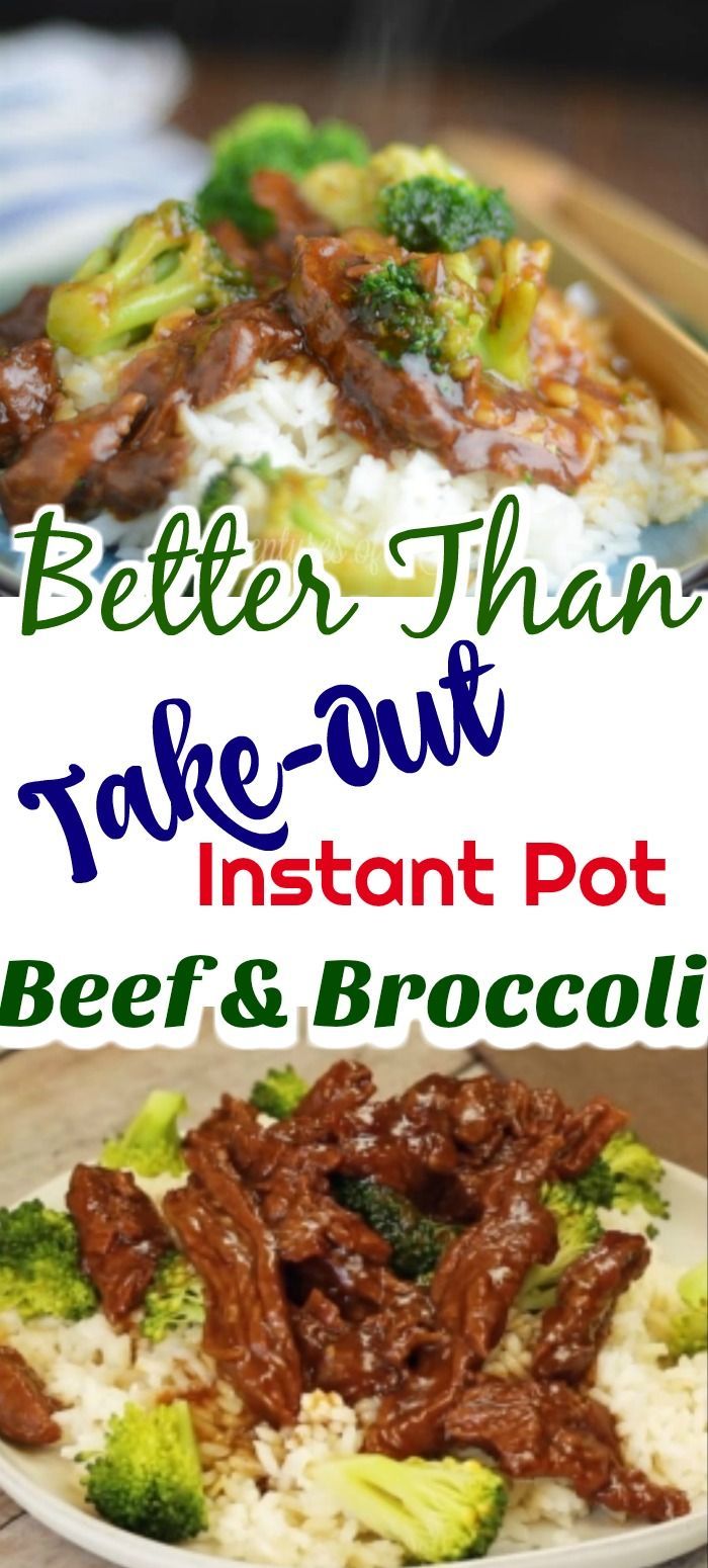 Better Than Take Out Instant Pot Beef and Broccoli -   21 healthy recipes Broccoli brown sugar ideas