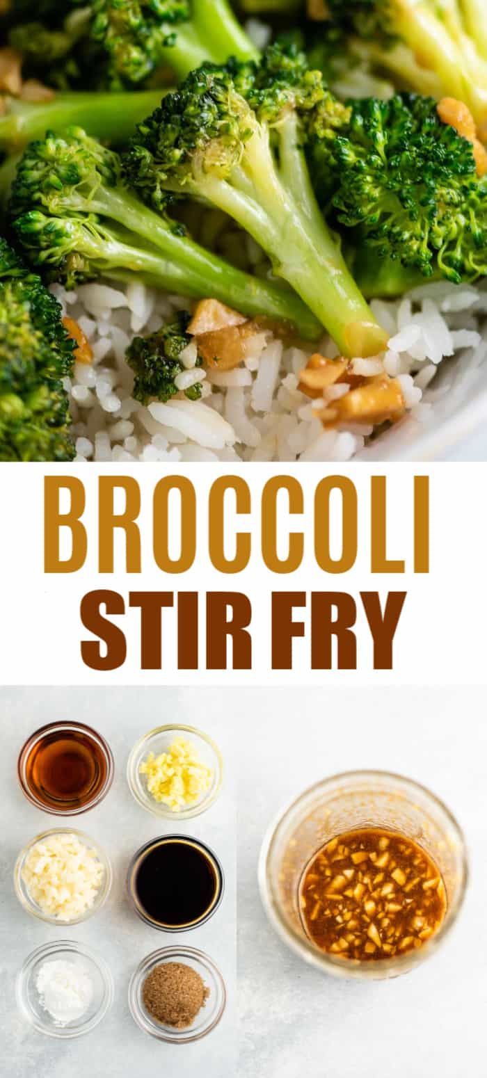 Broccoli Stir Fry Recipe with garlic and ginger - Build Your Bite -   21 healthy recipes Broccoli brown sugar ideas