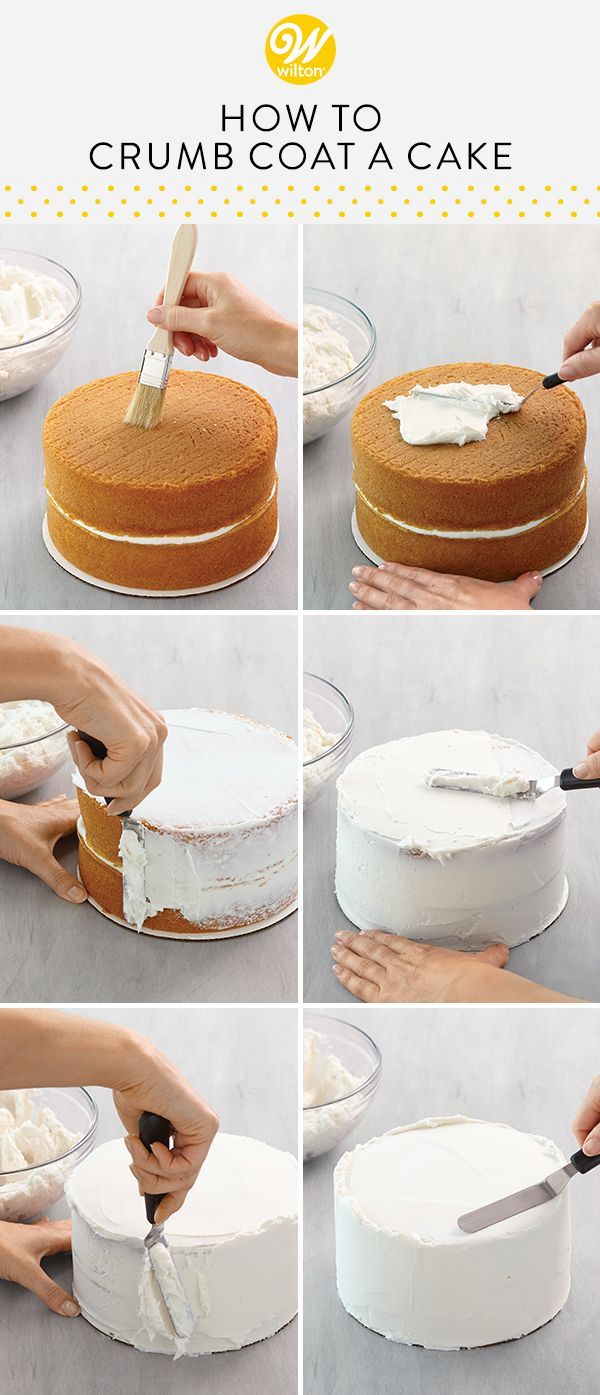 How to Crumb Coat a Cake | Wilton Blog -   10 cake Fondant sweets ideas