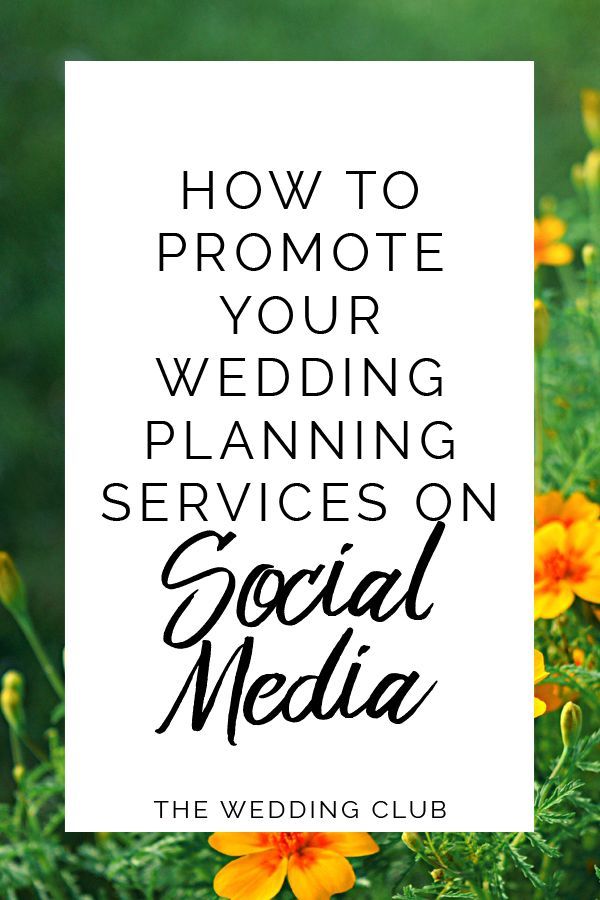 Social media for your wedding business -   10 Event Planning Career products ideas