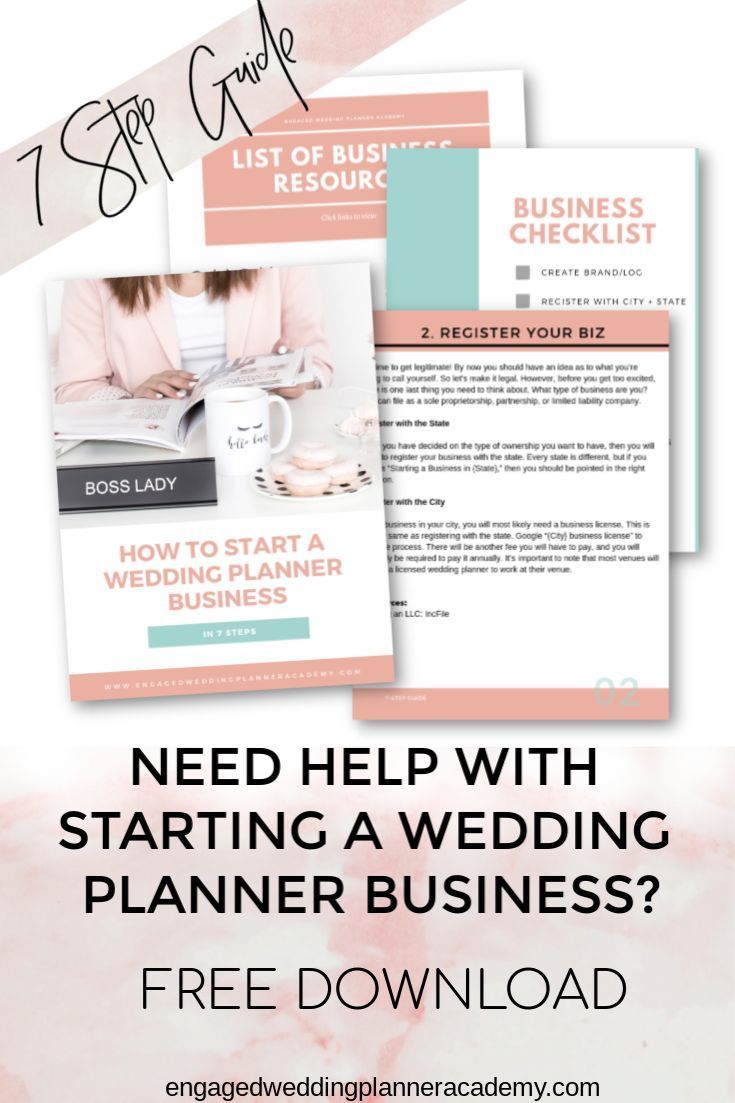 The Biz Guide | Engaged Wedding Planner Academy -   10 Event Planning Career products ideas