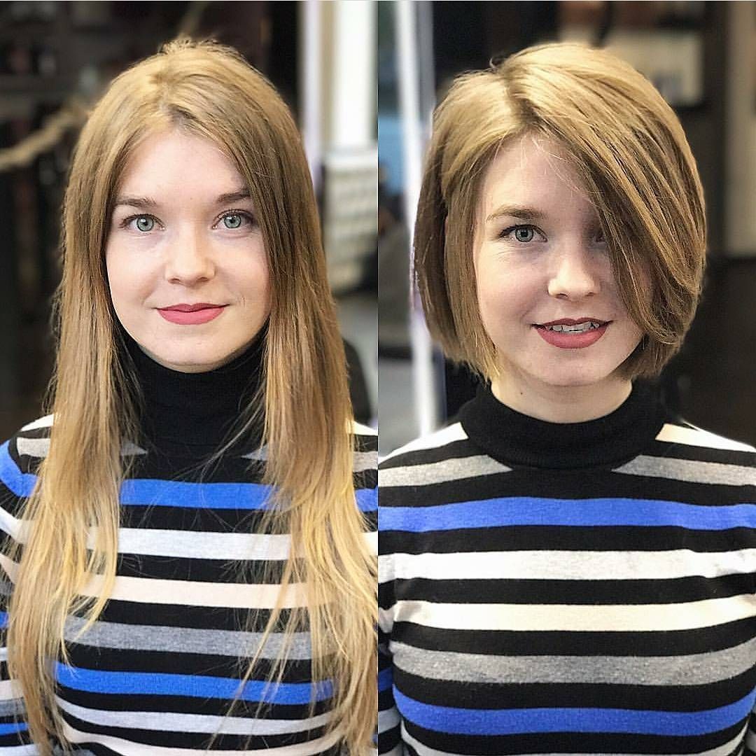 40 Most Flattering Bob Hairstyles for Round Faces 2020 - Hairstyles Weekly -   11 hair 2018 round face ideas