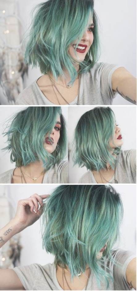 Nails green mint hair style 31 ideas -   11 mint hair Ombre ideas