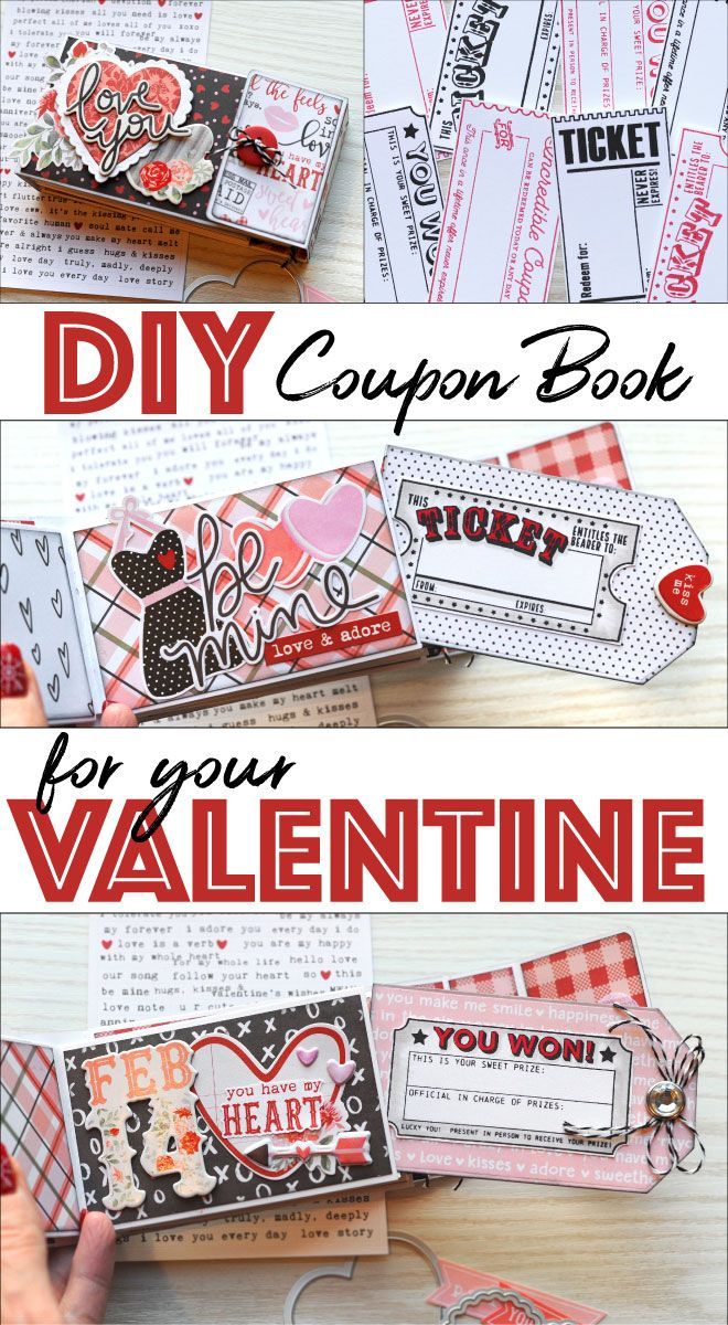DIY Coupon Book for Valentine's Day -   12 diy projects For Boyfriend coupon books ideas
