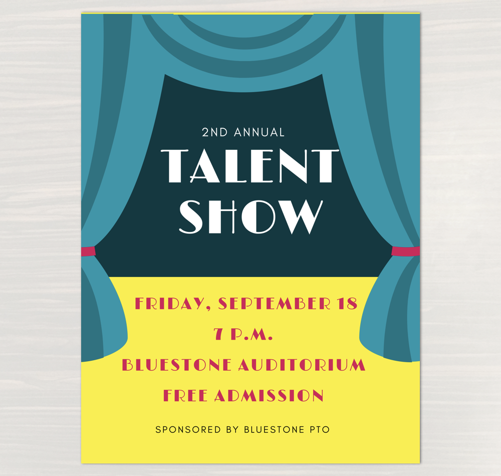 Talent Show Flyer Template Set -   12 Event Planning Template fun ideas