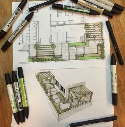 17 Ideas Garden Design Sketch Perspective For 2019 -   12 garden design Sketch perspective ideas