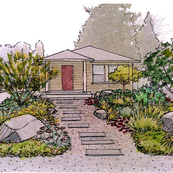 From Concept to Reality, a Garden Designer's Journey -   12 garden design Sketch perspective ideas