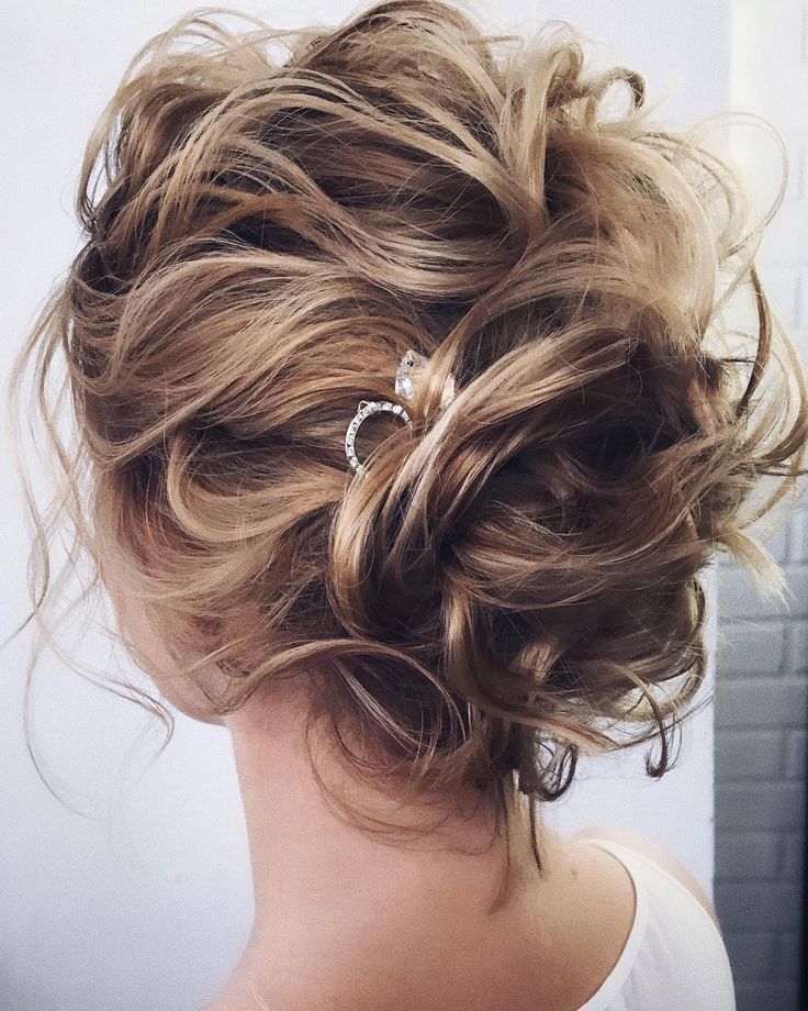 Beautiful Bridal Updos Wedding Hairstyles For A Romantic Bride – Textured updo, … - New Site -   13 hair Updos romantic ideas