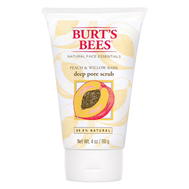 Burt's Bees Peach & Willowbark Deep Pore Scrub 4 oz Scrub - Swanson Health Products -   13 skin care Pores facial toner ideas