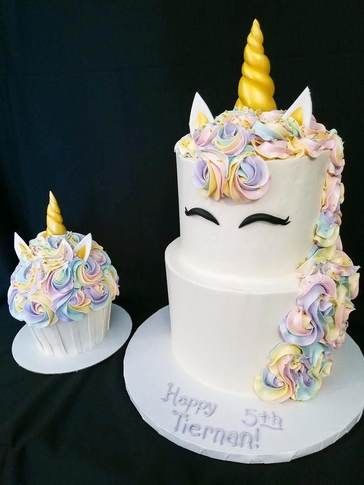 Unicorn Cake ~ 2-tier (Chocolate) -   13 unicorn cake For Kids ideas