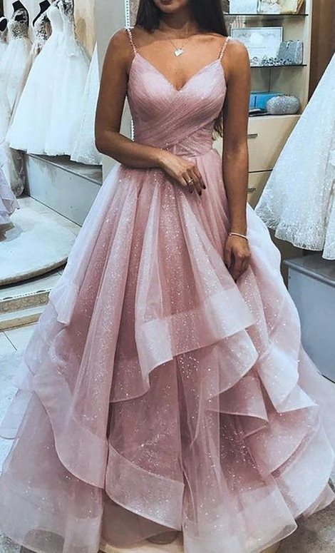 Pink Long Prom Dress, 2020 Prom Dress, Graduation Dress Formal Evening Dress 071 -   14 day dress 2019 ideas