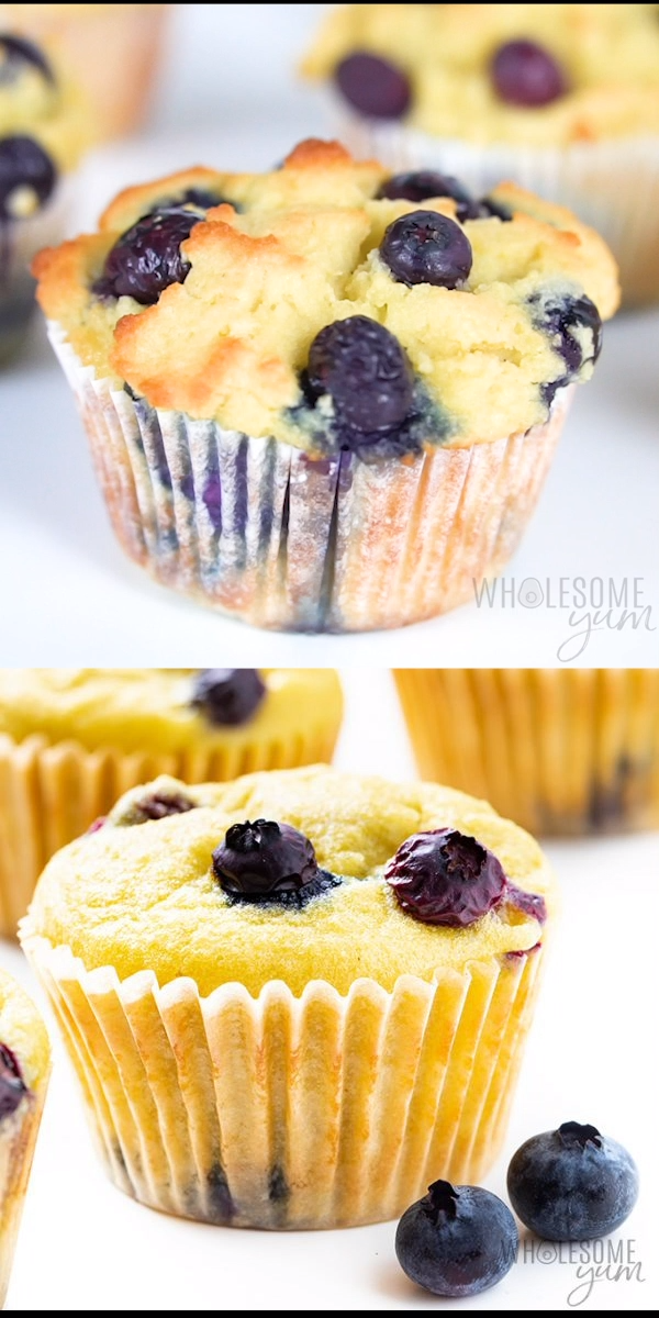 Keto Coconut Flour Blueberry Muffins Recipe -   14 desserts Coconut clean eating ideas
