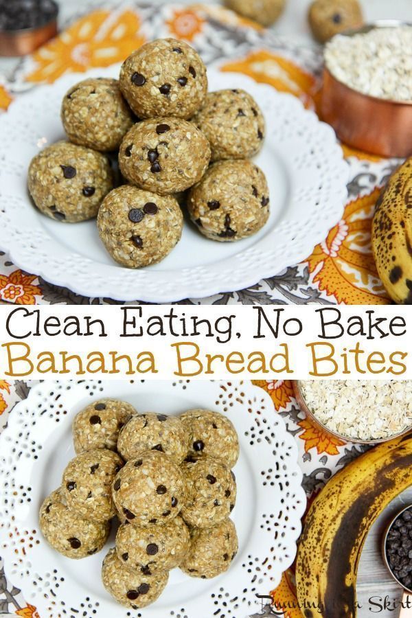 No Bake Banana Bread Bites recipe - easy & healthy! -   14 desserts Coconut clean eating ideas