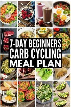 Carb Cycling for Weight Loss: 7-Day Carb Cycling Meal Plan -   14 fitness Food buzzfeed ideas
