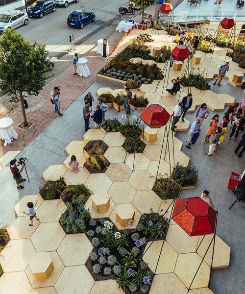 OFL installs zighizaghi, a multisensory urban garden in italy -   14 garden design Landscape architecture ideas