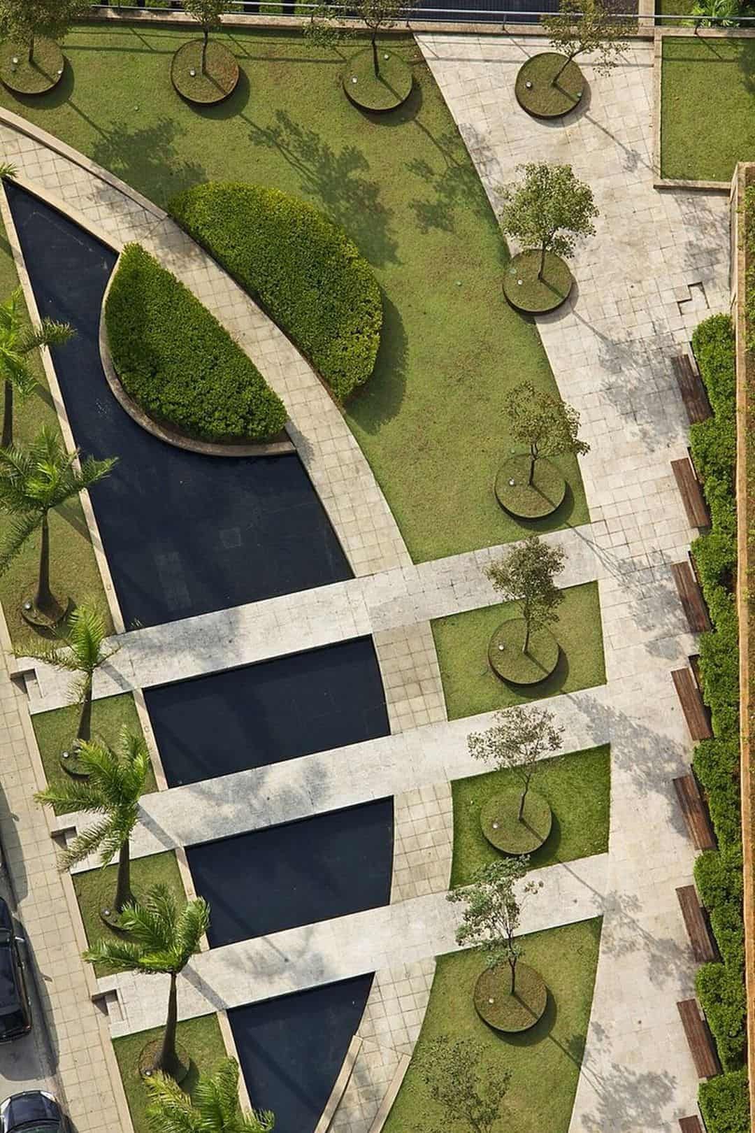 Paradiso: A Suburban Paradise with Vast Landscaped Lawns and Innovative Structural Design | Futurist Architecture -   14 garden design Landscape architecture ideas