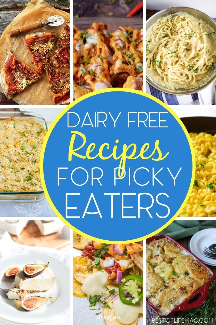 Dairy Free Recipes for Picky Eaters - Best of Life Magazine -   14 healthy recipes For Picky Eaters milk ideas