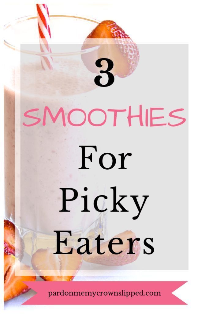 3 Smoothies for Picky Eaters -   14 healthy recipes For Picky Eaters milk ideas
