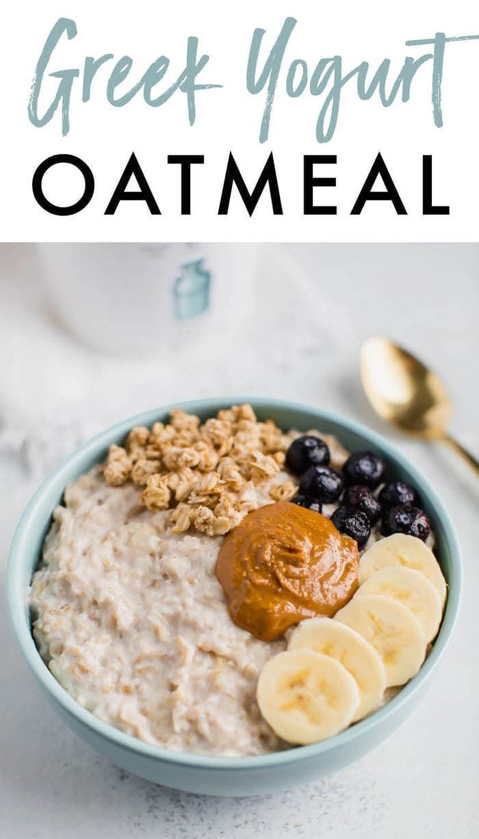 Greek Yogurt Oatmeal | Eating Bird Food -   14 healthy recipes Protein greek yogurt ideas