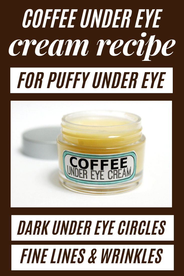 DIY Coffee Eye Cream: A Natural Puffy Eyes Remedy for Natural Beauty -   14 skin care Homemade anti aging ideas