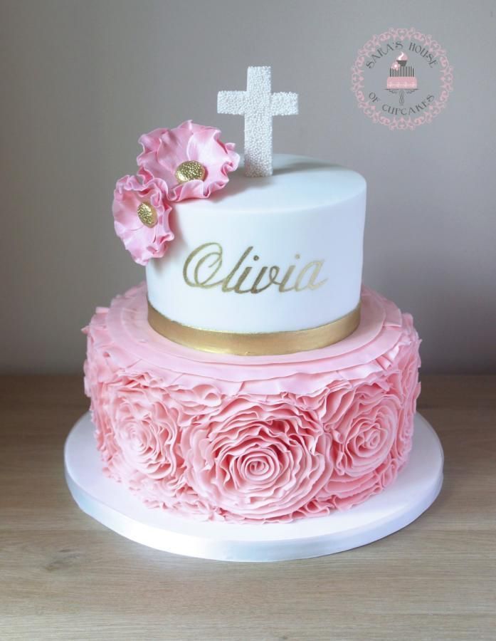 15 christening cake Girl ideas