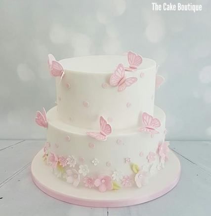 56+ ideas birthday cake girls kids flowers -   15 christening cake Girl ideas