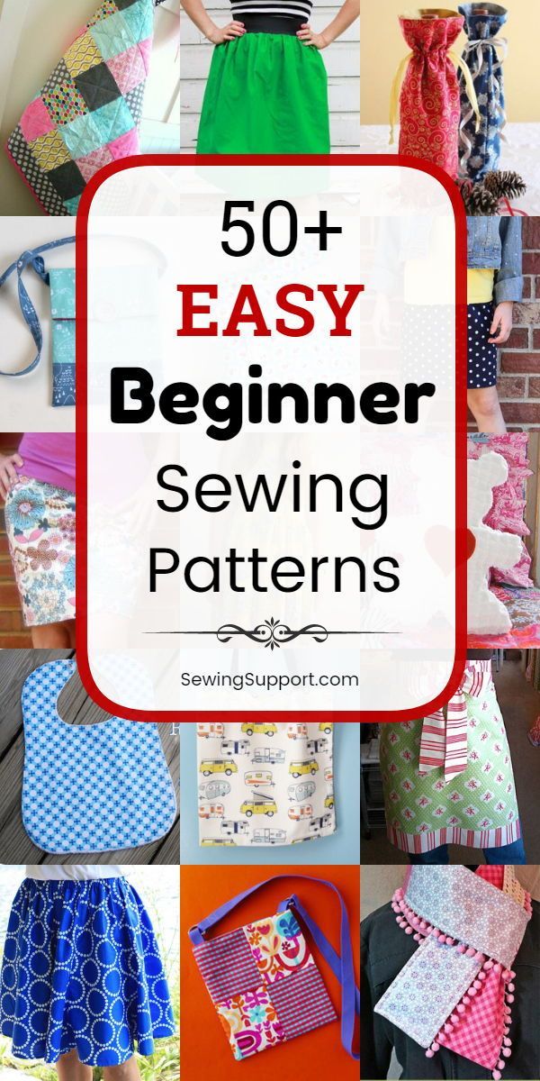 50+ Easy Sewing Patterns for Beginners -   15 DIY Clothes Projects stitches ideas