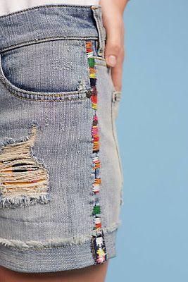 Eight Awesome Ideas to Embroider & Customise your Denim Jeans this Spring -   15 DIY Clothes Projects stitches ideas