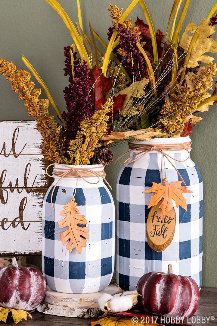 29 Mason Jar Crafts That Will Get You So Excited for Fall -   15 holiday Design mason jars ideas
