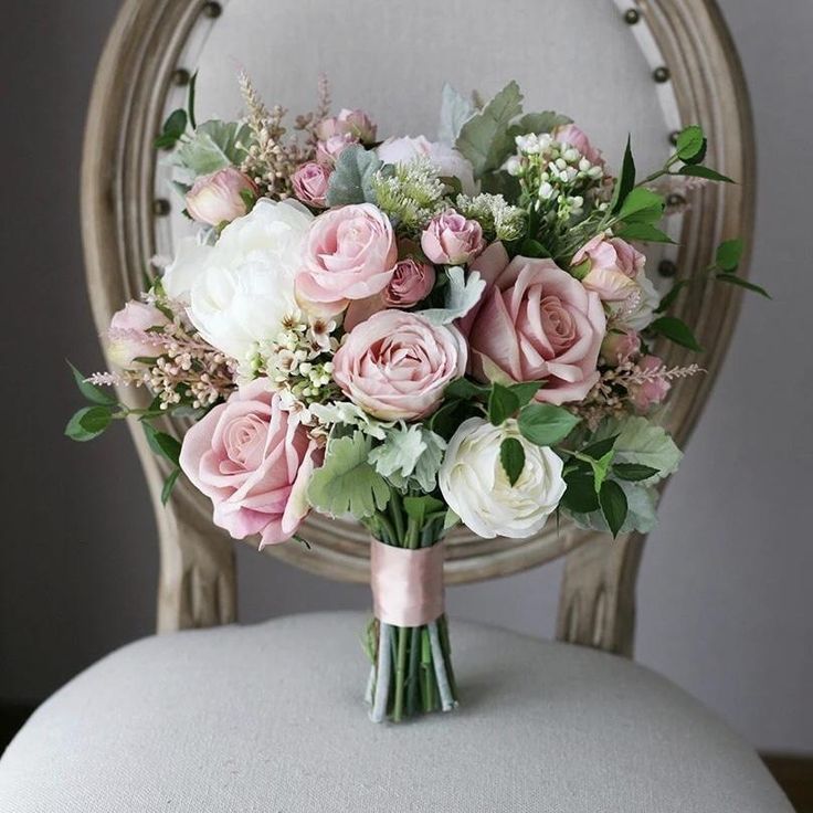 Mauve & Dusty Rose Wedding Bouquet -   15 silk wedding Bouquets ideas