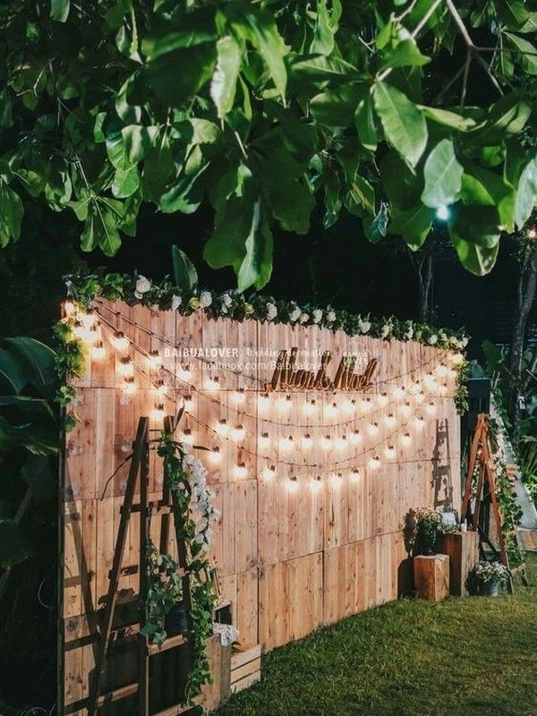 15 Creative Backyard Wedding Ideas On a Budget - EmmaLovesWeddings -   15 wedding Decorations 2019 ideas