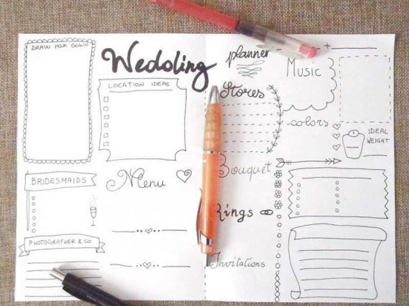 15 wedding Planner diary ideas