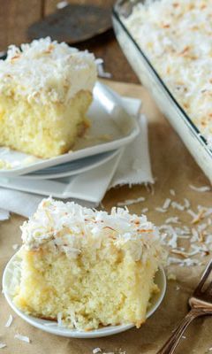 Coconut Tres Leches Cake | Dixie Crystals -   16 cake Coconut treats ideas