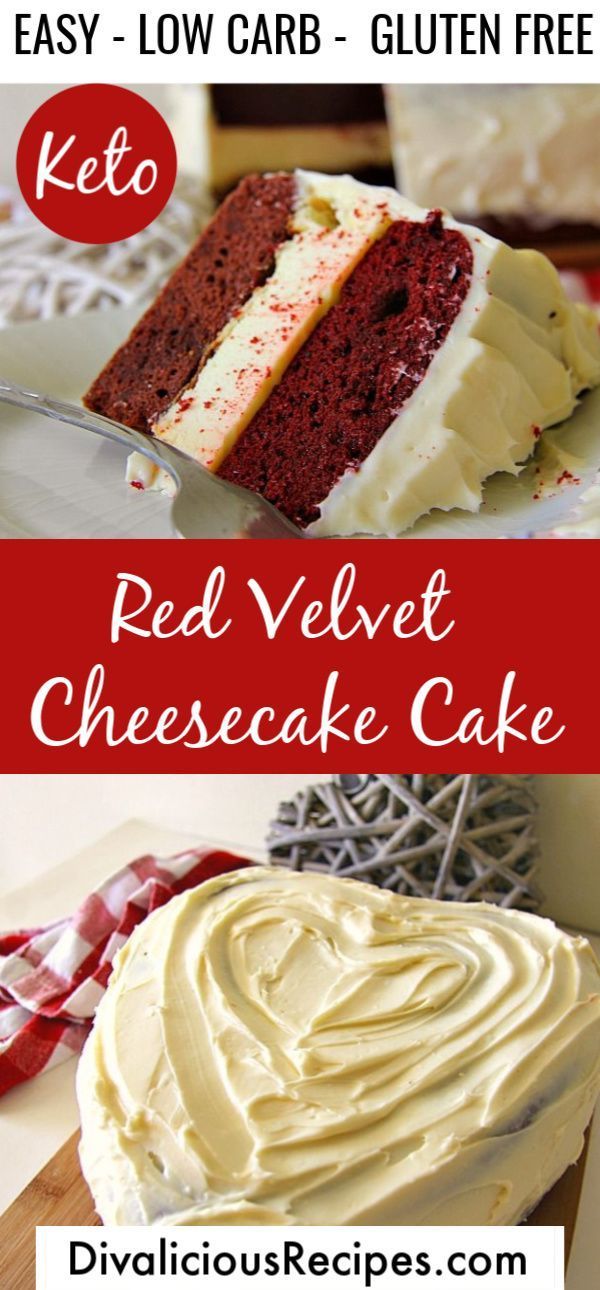 Low Carb Red Velvet Cheesecake Cake -   16 cake Red Velvet cheesecake ideas