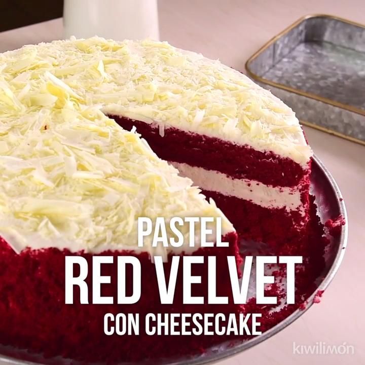 Video de Pastel Red Velvet con Cheesecake -   16 cake Red Velvet cheesecake ideas