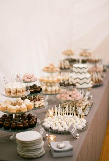 16 dessertbuffet desserts Table ideas