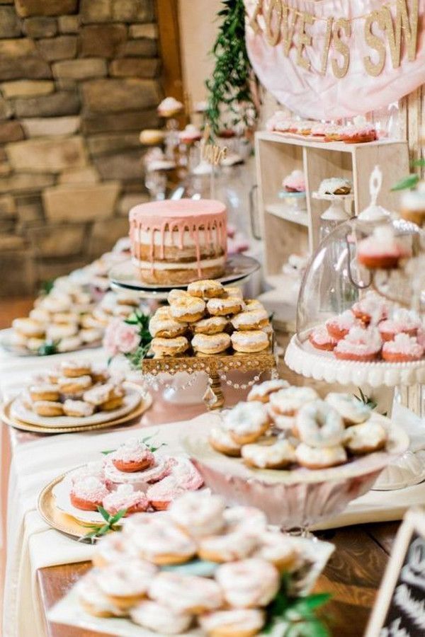 16 dessertbuffet desserts Table ideas