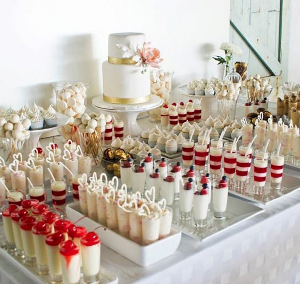 16 dessertbuffet desserts Table ideas