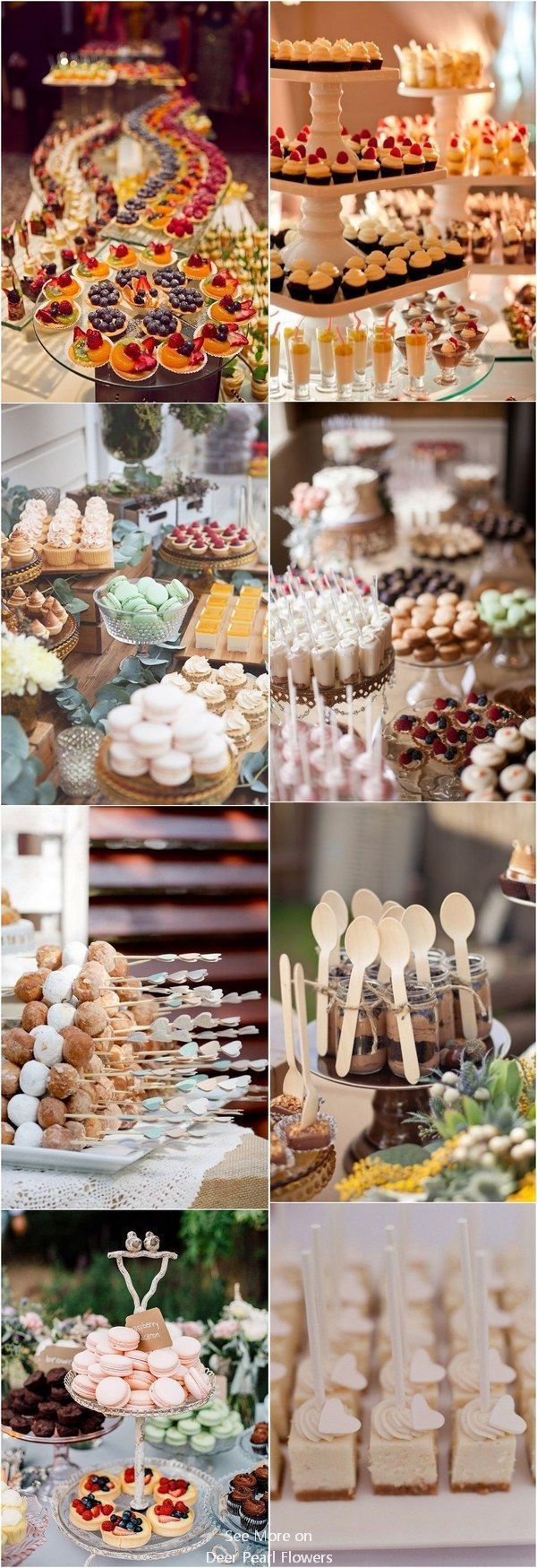 34 Unique Wedding Food Dessert Table Display Ideas -   16 dessertbuffet desserts Table ideas