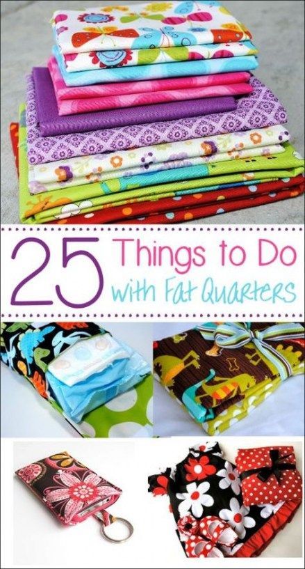 48 Trendy Ideas for sewing crafts to sell fabric scraps fat quarters -   16 fabric crafts DIY fat quarters ideas
