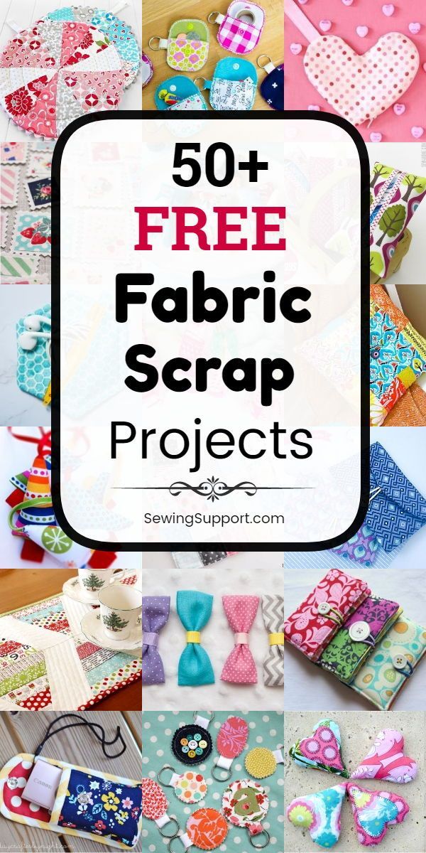 50+ Free Fabric Scrap Projects -   16 fabric crafts DIY fat quarters ideas