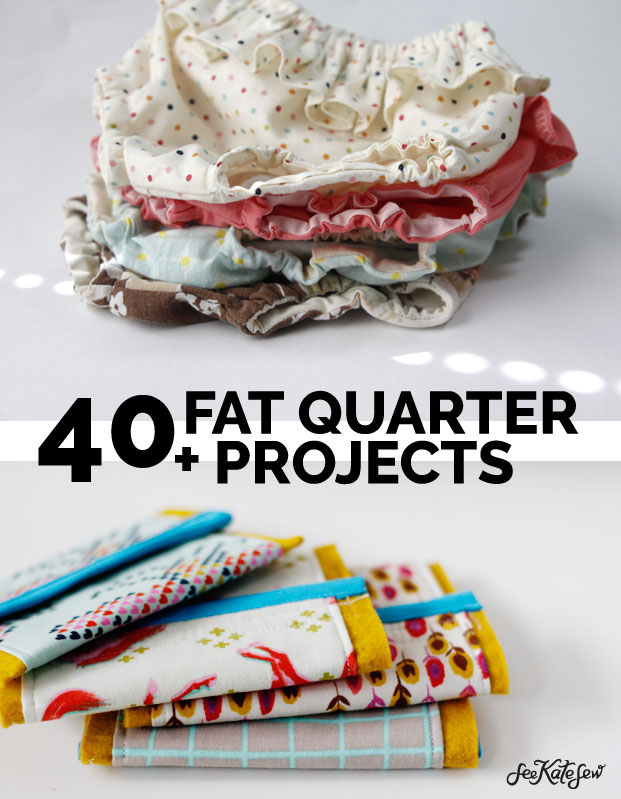 40 fat quarter projects! - see kate sew -   16 fabric crafts DIY fat quarters ideas