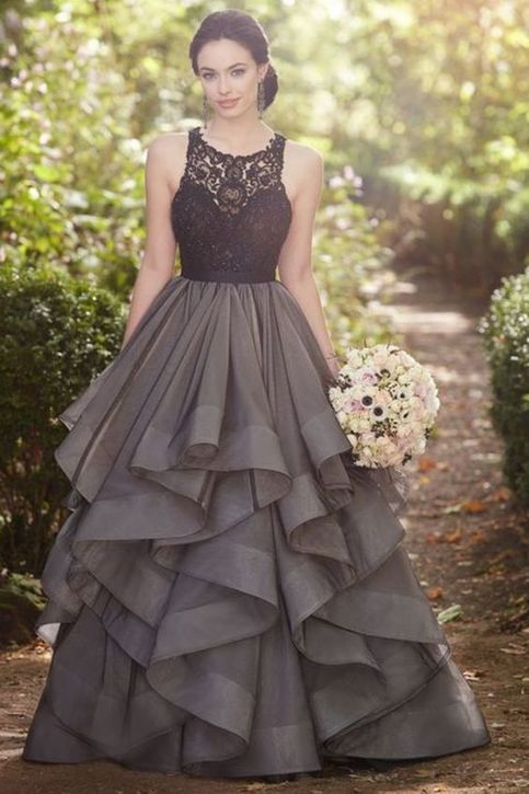2017 Custom Made Black tulle lace A-line long dress,prom dress for graduation -   16 gawon dress Beautiful ideas