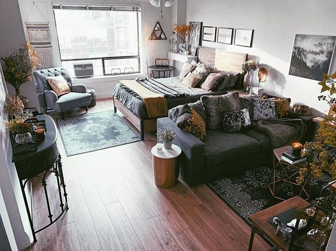 63 Best Rustic Apartment Living Room Decor Ideas and Makeover -   16 room decor Apartment design ideas