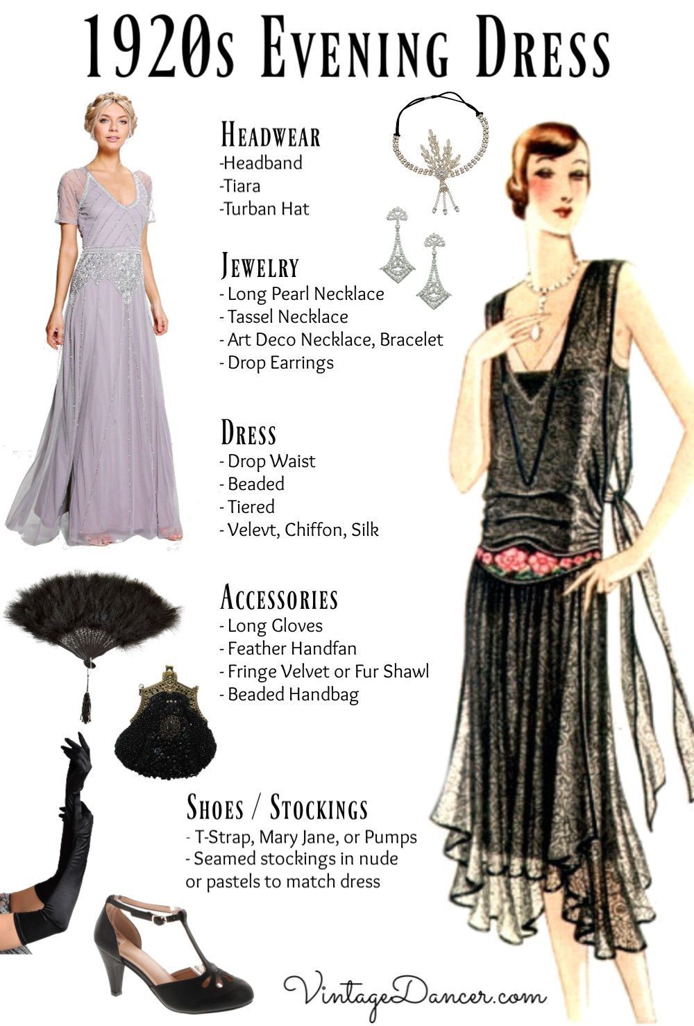 1920s Evening Dresses & Formal Gowns -   17 dress Cocktail womens ideas