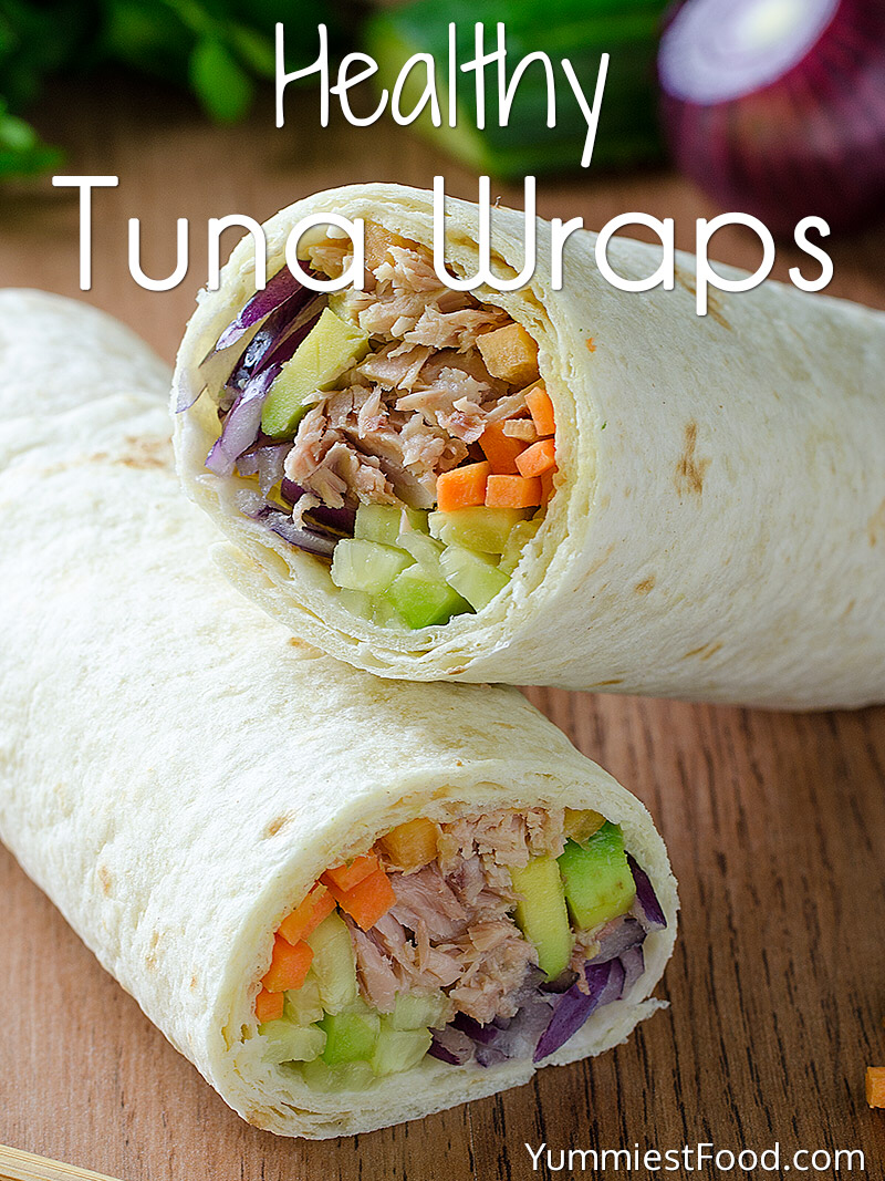 Healthy Tuna Wraps -   17 healthy recipes Wraps tuna salad ideas